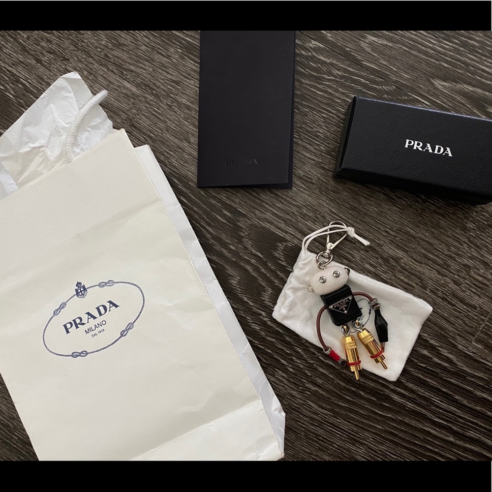 ✨AUTHENTIC NEW ✨ Prada Robot Keychain